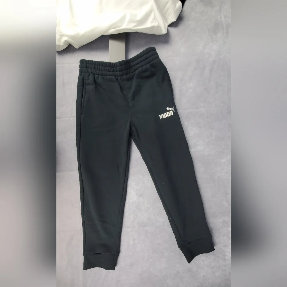 Puma New Youth 3 Piece Size‎ XS 5/6 Hoodie T-Shirt & Pull On Jogger Active Warm